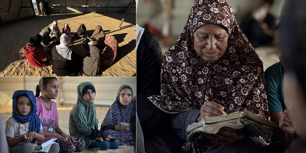 Gazzeli 73 yaşındaki Sadiye anne, çocuk ve genç kızlara Kur’an öğretiyor