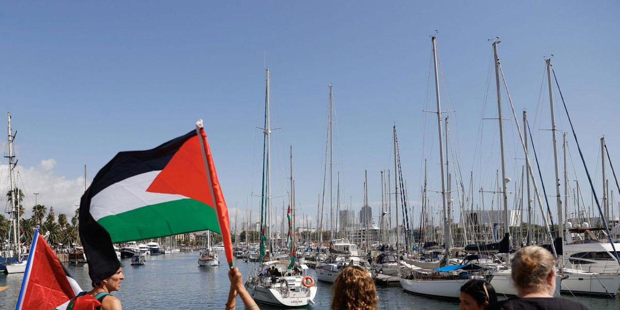 Onlarca tekne İsrailin ablukasını kırmak için Akdeniz'de yelken açtı