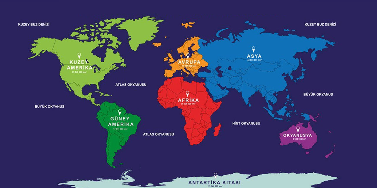 Asya, Avrupa, Afrika ve Amerika: Kıtalara bu isimleri kim verdi?