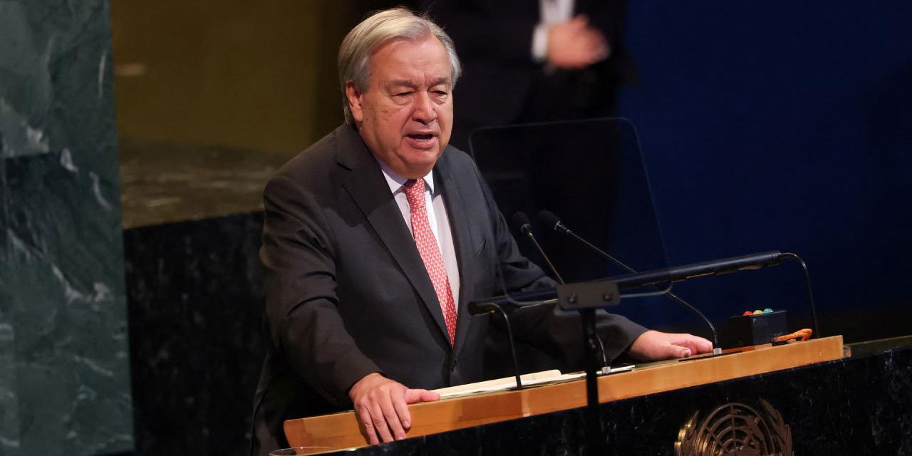 BM Genel Sekreteri Guterres: Filistinliler için devlet kurmak bir ödül değil, bir haktır