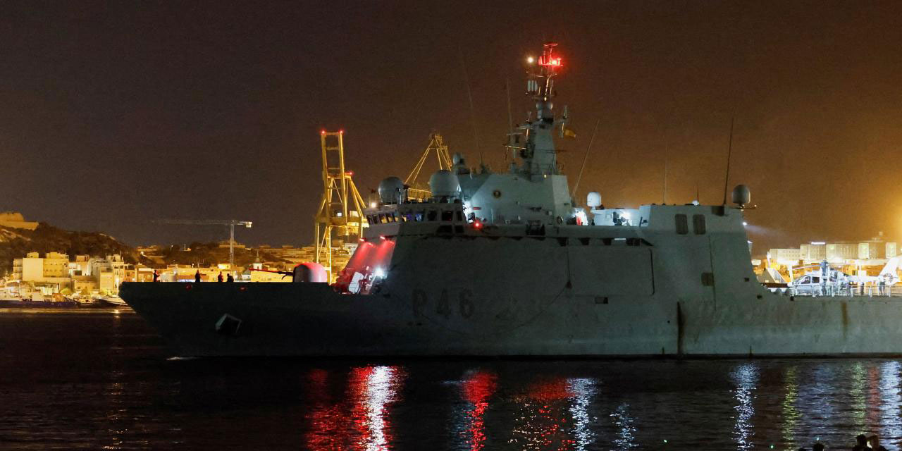 İspanya askeri gemisi Gazze için yola çıktı