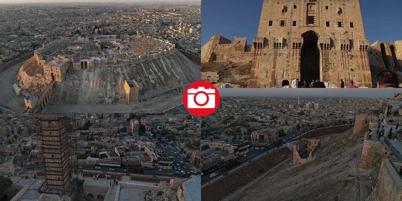 Suriye'nin tarihi Halep Kalesi