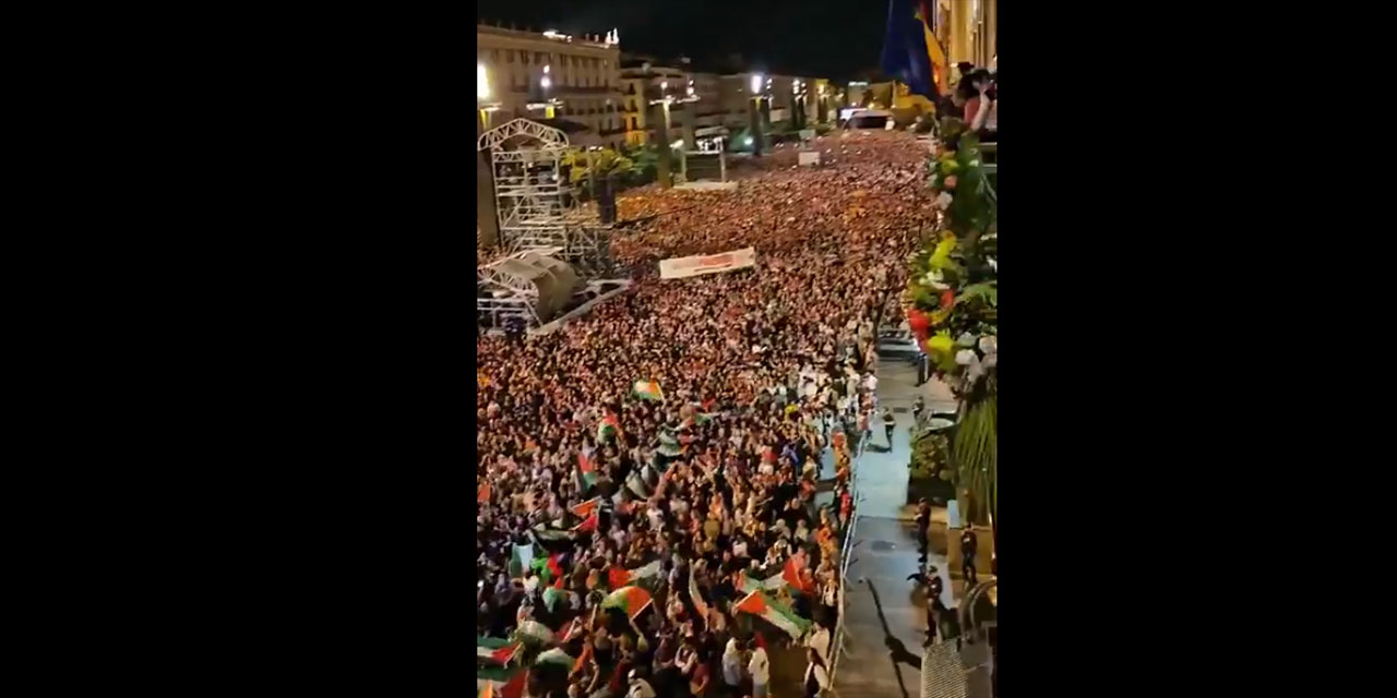 İspanya Yüzbinlerce kişi sokakta: Ateşkes olsa da israil hesap verecek