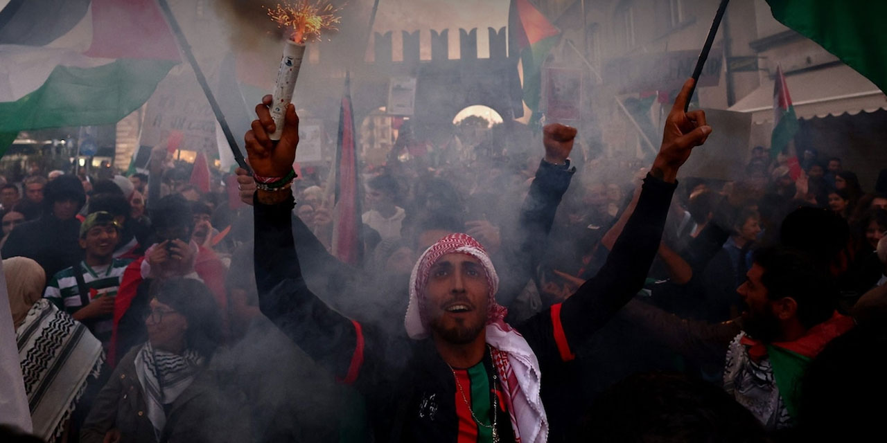 İtalya-israil maçı öncesi binlerce kişi israili nefretle protesto etti