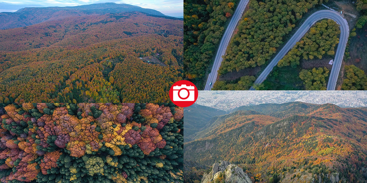 Uludağ'da sonbahar renkleri hakim oldu