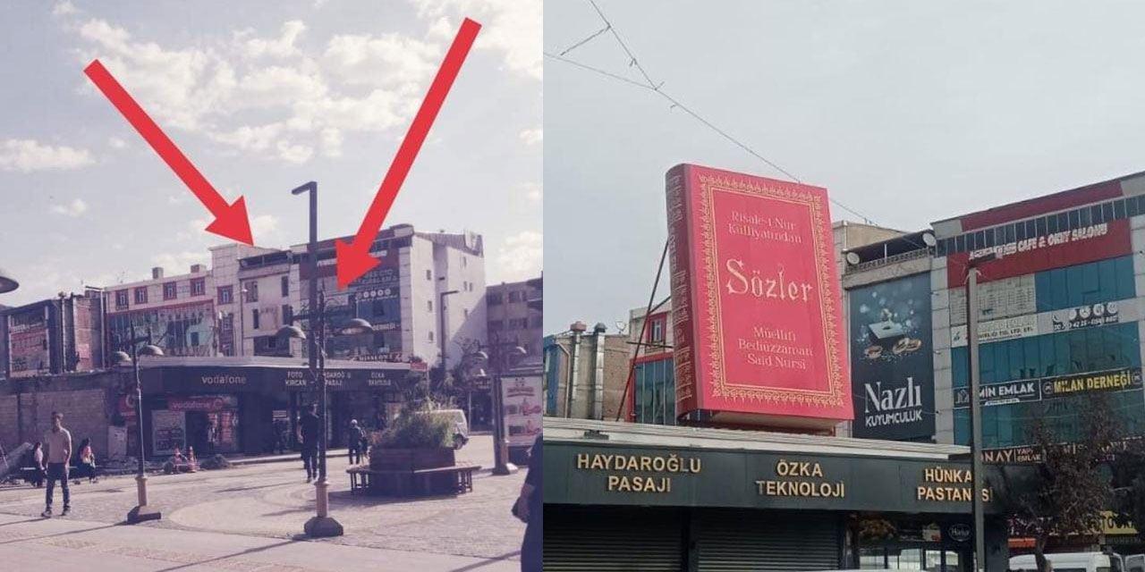 Van'ın sembollerinden Sözler maketi eski yerine eklendi