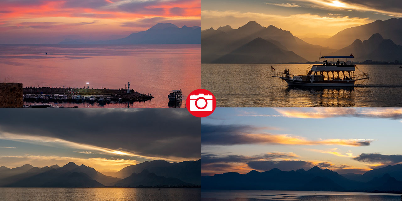 Antalya'da gün batımı