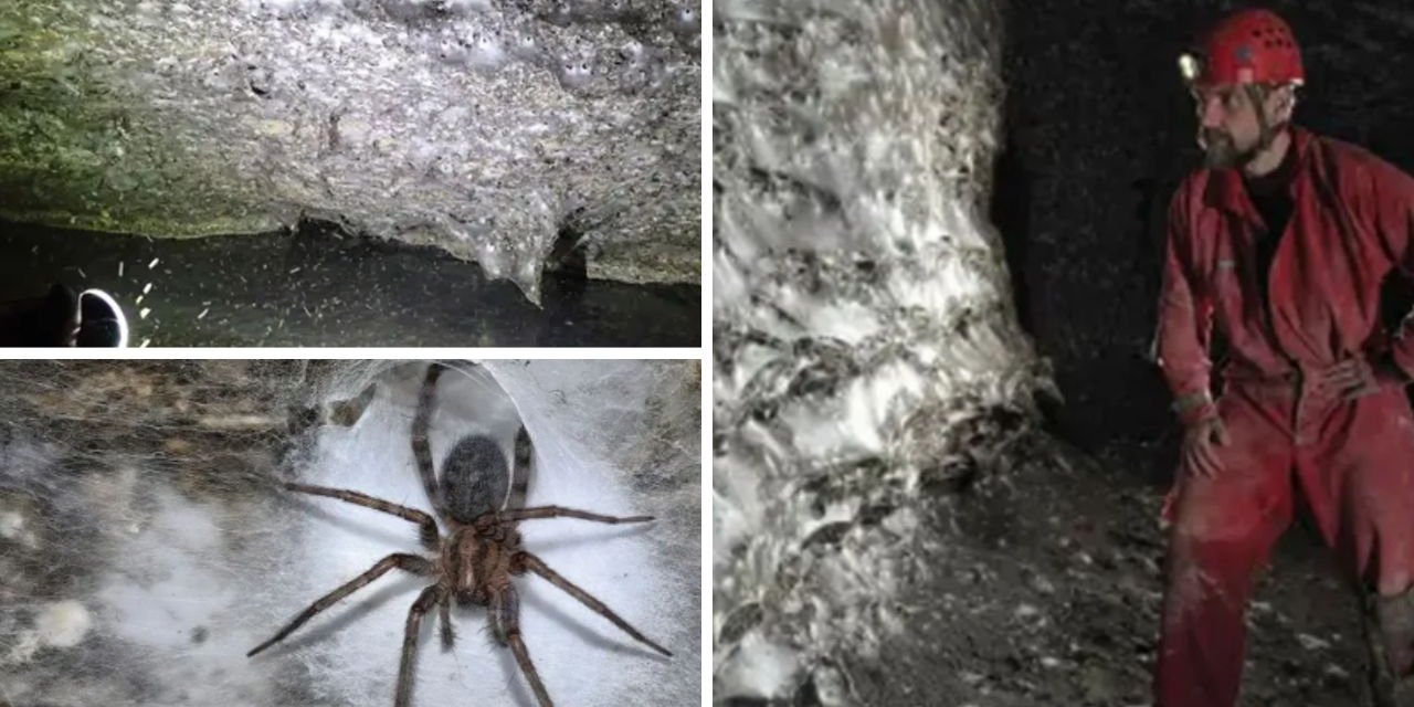 Dünyanın en büyük örümcek ağı bulundu