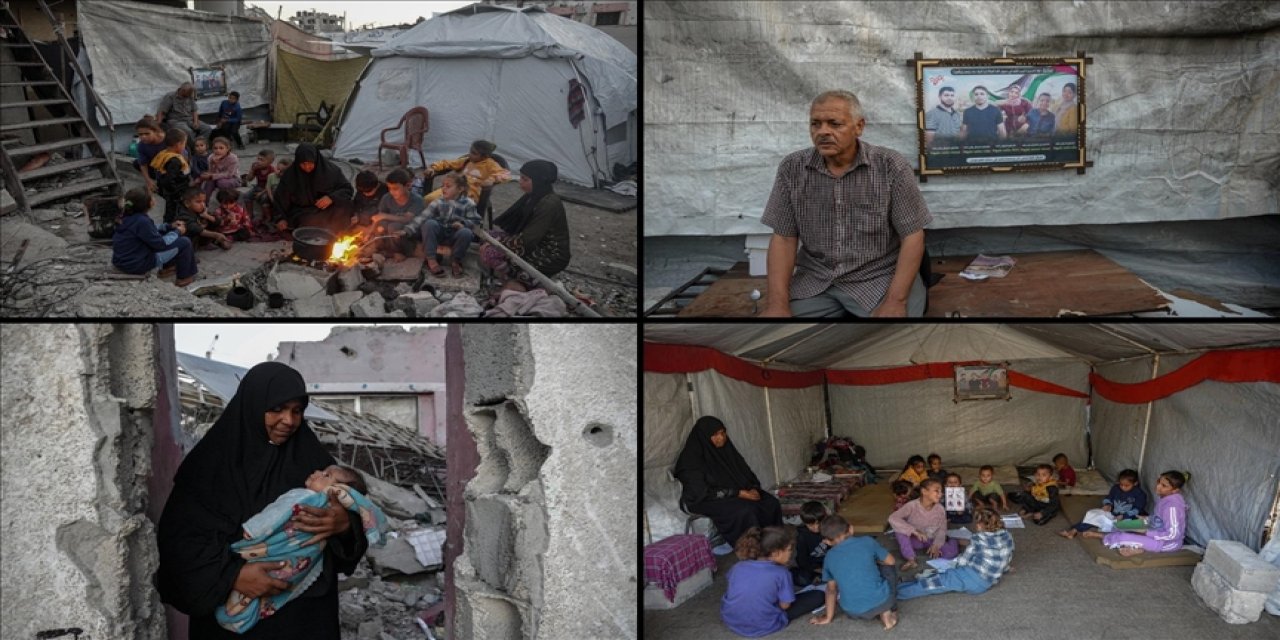 israilin 5 çocuklarını öldürdüğü Gazzeli yaşlı çift, 36 toruna bakıyor