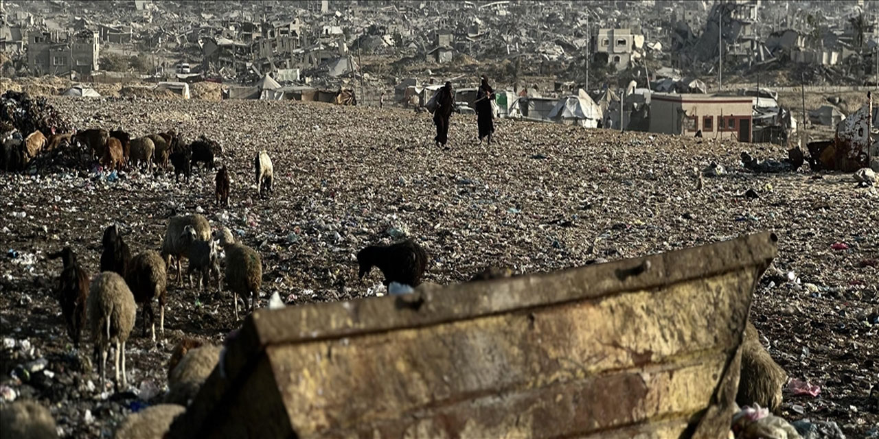Han Yunus'ta 900 bin kişi sel tehdidi altında