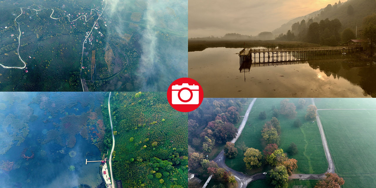 Efteni Gölü Kuş Cenneti'nde sonbahar