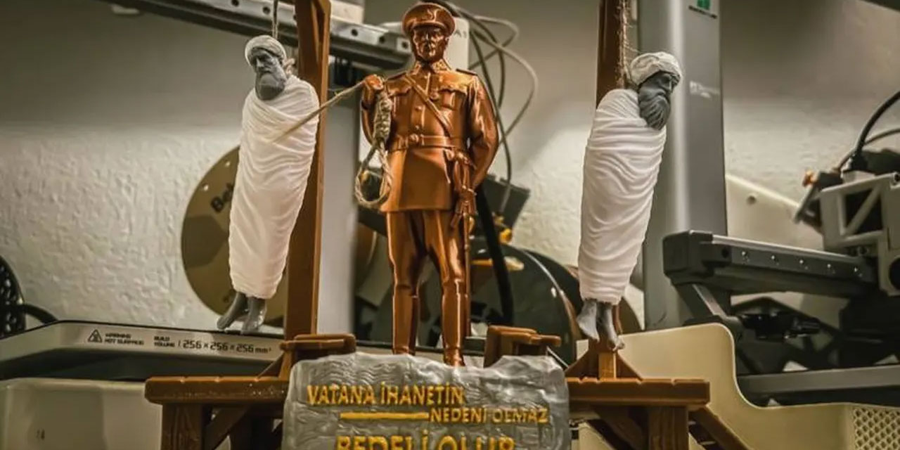 Şeyh Sait ve Seyit Rıza'yı idam sehpasında gösteren bibloya soruşturma