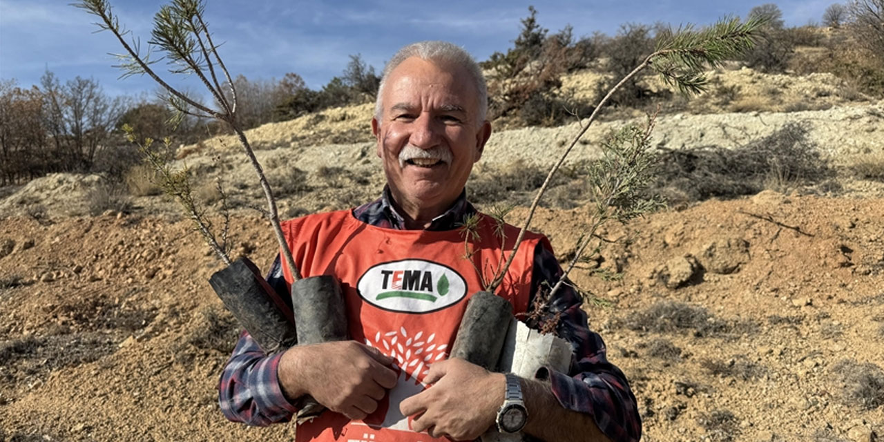 Emekli ormancı binlerce fidan dikti: Bir Allah razı olsun diyen olursa çok seviniriz