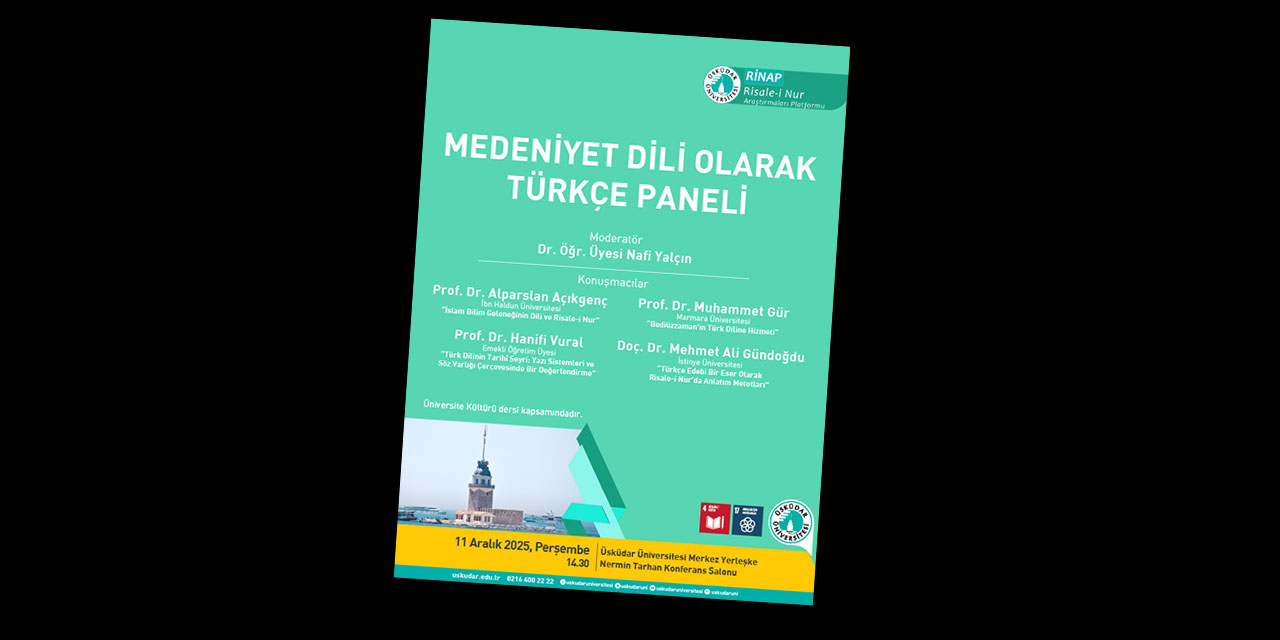 Bediüzzaman ve Risale-i Nur’un Türkçe’ye katkısı panelde konuşulacak