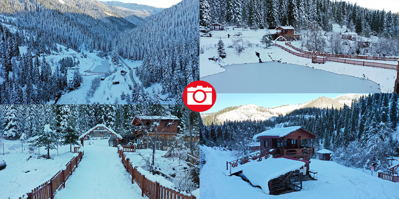 Deresökü Orman Parkı ve beyaz rahmet kar