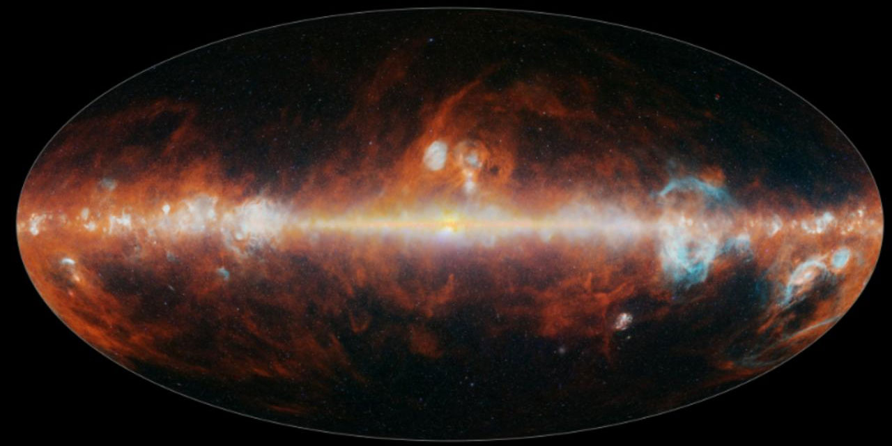 NASA gökyüzünün ilk tam haritasını çıkardı