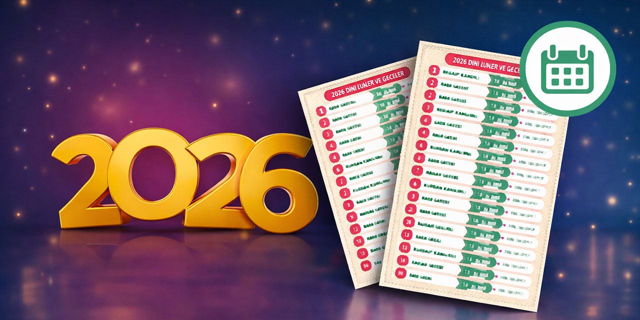 2026 Dini Gün ve Geceler