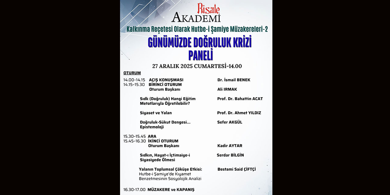 Günümüzde Doğruluk Krizi Paneli