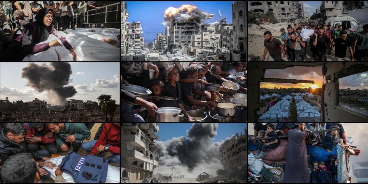 Gazze, 2025’te de israilin insanlığa karşı işlediği savaş suçlarının sahnesi oldu