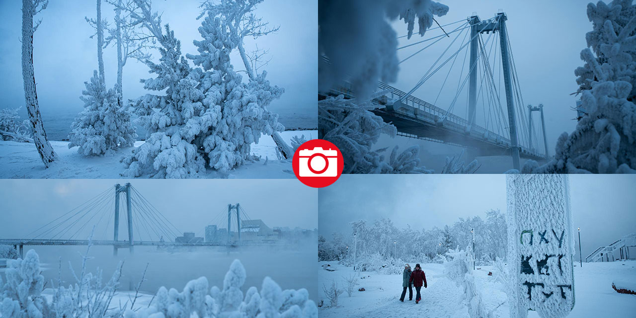 Bakınca bile üşüten görüntüler: Rusya eksi 40