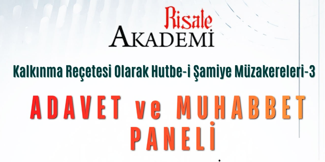 Adavet ve Muhabbet Paneli