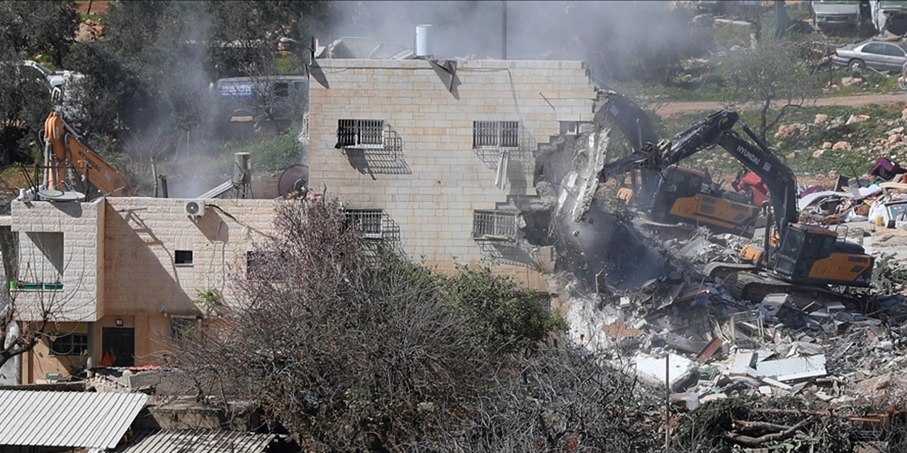 Yıkılası israil, iki ayda Batı Şeria'da Filistinlilere ait 312 yapıyı yıktı