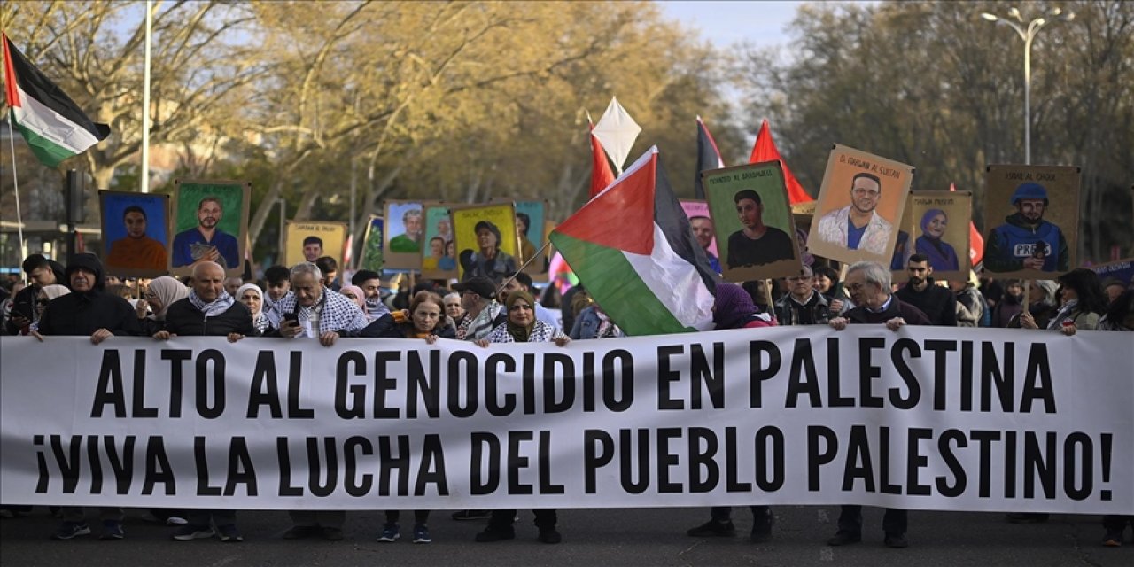 'Birinci Avrupa'da israil protestoları devam ediyor