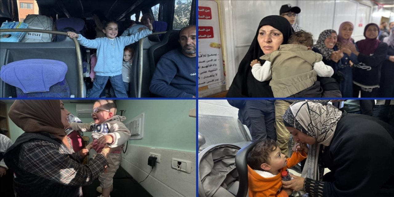 Gazze'ye dönen prematüre bebekler 2,5 yıl sonra annelerine kavuştu