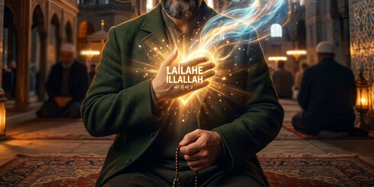 'Lailahe İllallah' kelimesi ile kalbi söylettirmek ruhu işlettirmek