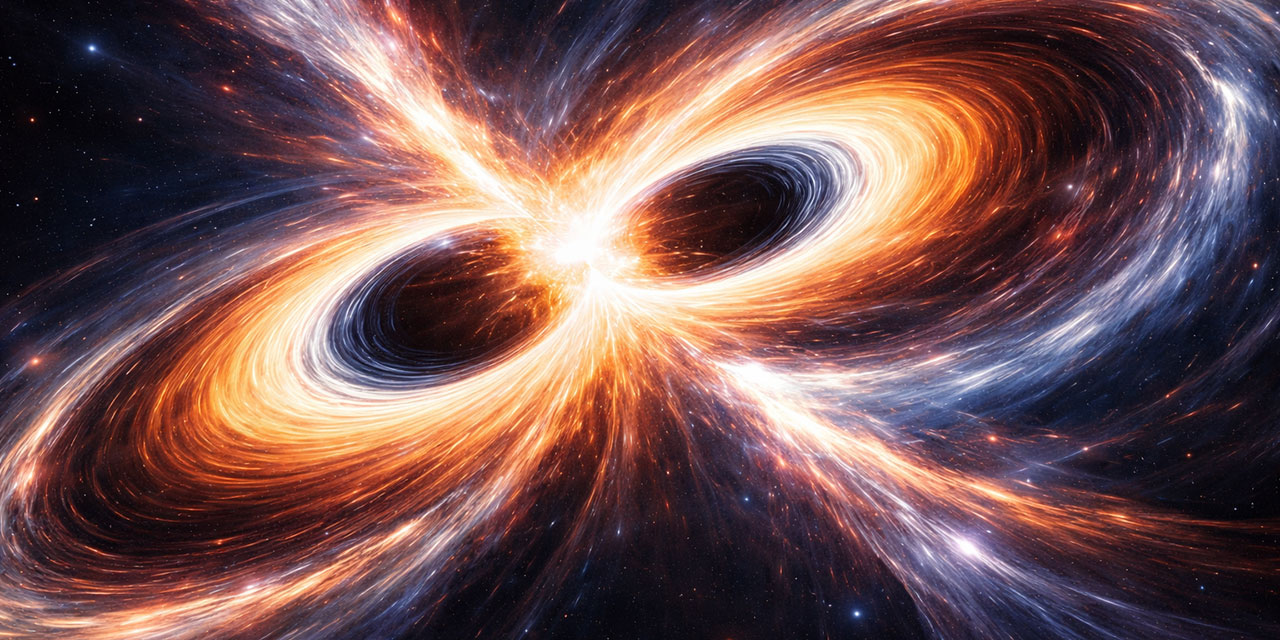 Kıyamet böyle mi kopacak? İki süper kütleli kara delik çarpışmaya hazırlanıyor