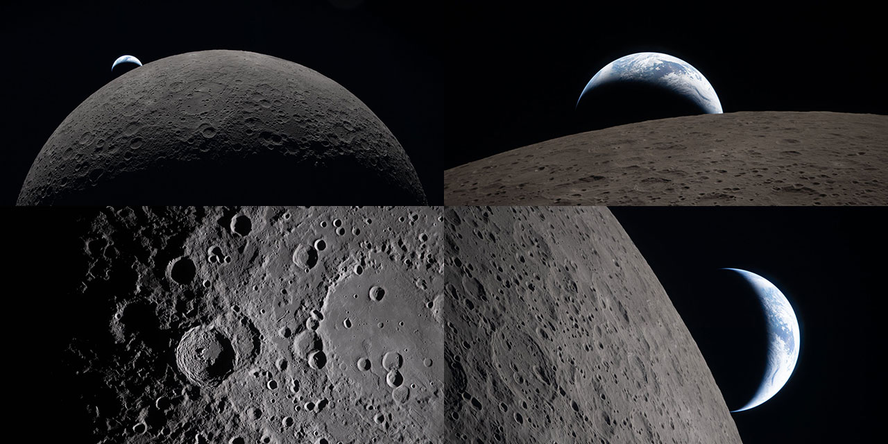 NASA, Ay'ın en yeni fotoğraflarını paylaştı