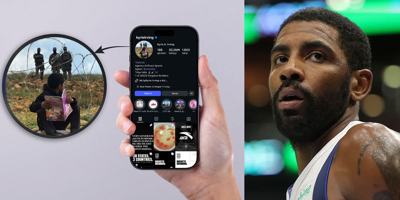 NBA oyuncusu Irving, israil askerlerinin okula gitmesini engellediği Filistinli çocuğu profil fotoğrafı yaptı