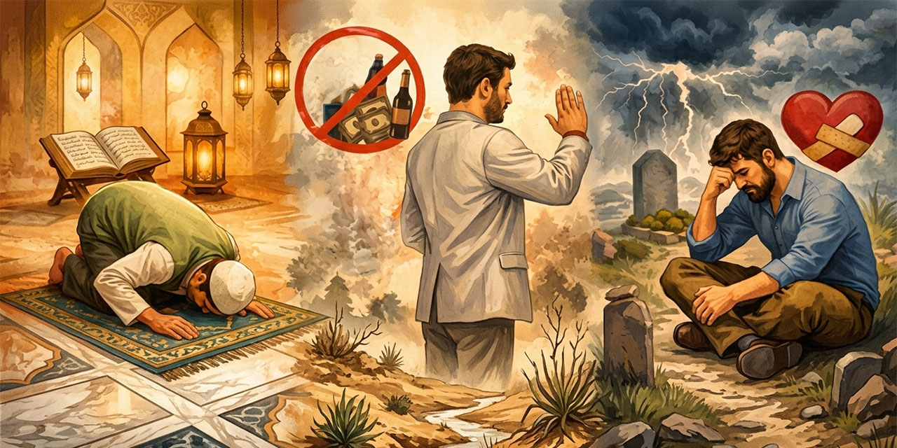 Üç sabır vazifesi: Taat, masiyet ve musibet