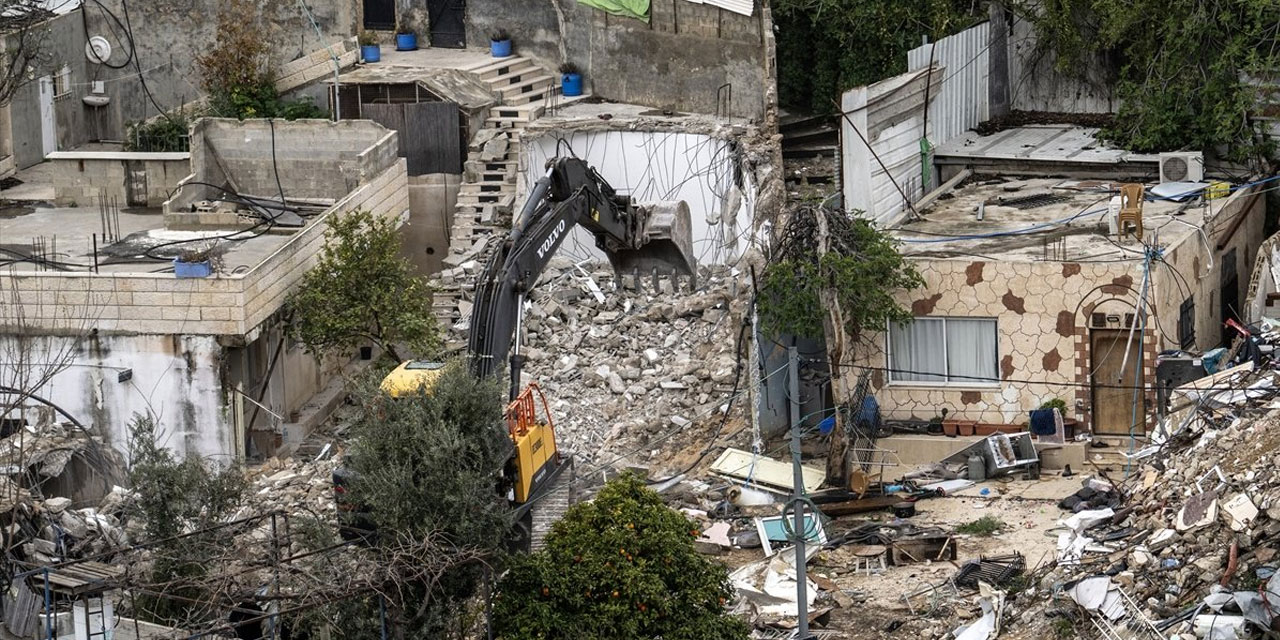 İşgalci israil, Doğu Kudüs'te Filistinlilere ait 7 evi daha gasp edecek!