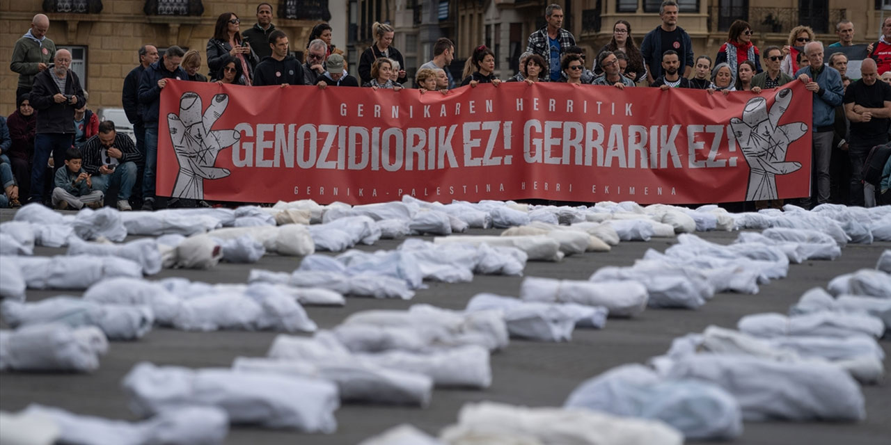 Avrupa'da Filistin'e destek gösterileri: israil terör ülkesidir