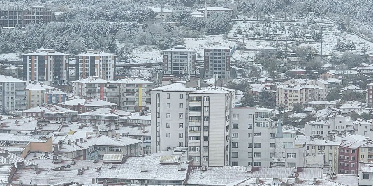 Yozgat ve Tokat'ta mayısta kar etkili oldu