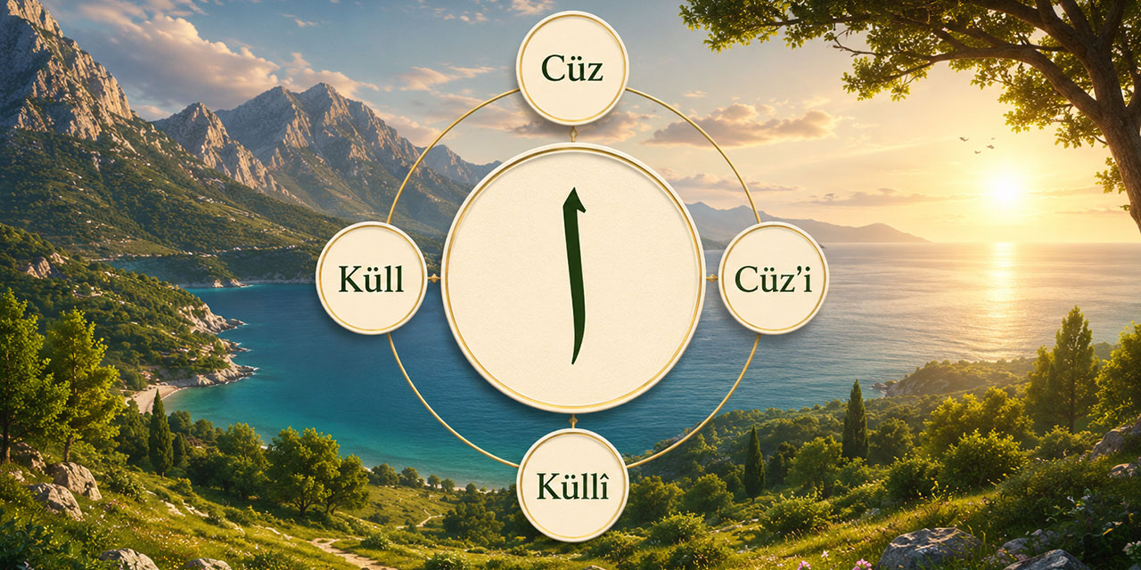 Tevhid'in ayrılmaz 4 kelimesi: Cüz, Küll, Cüz'i, Küllî