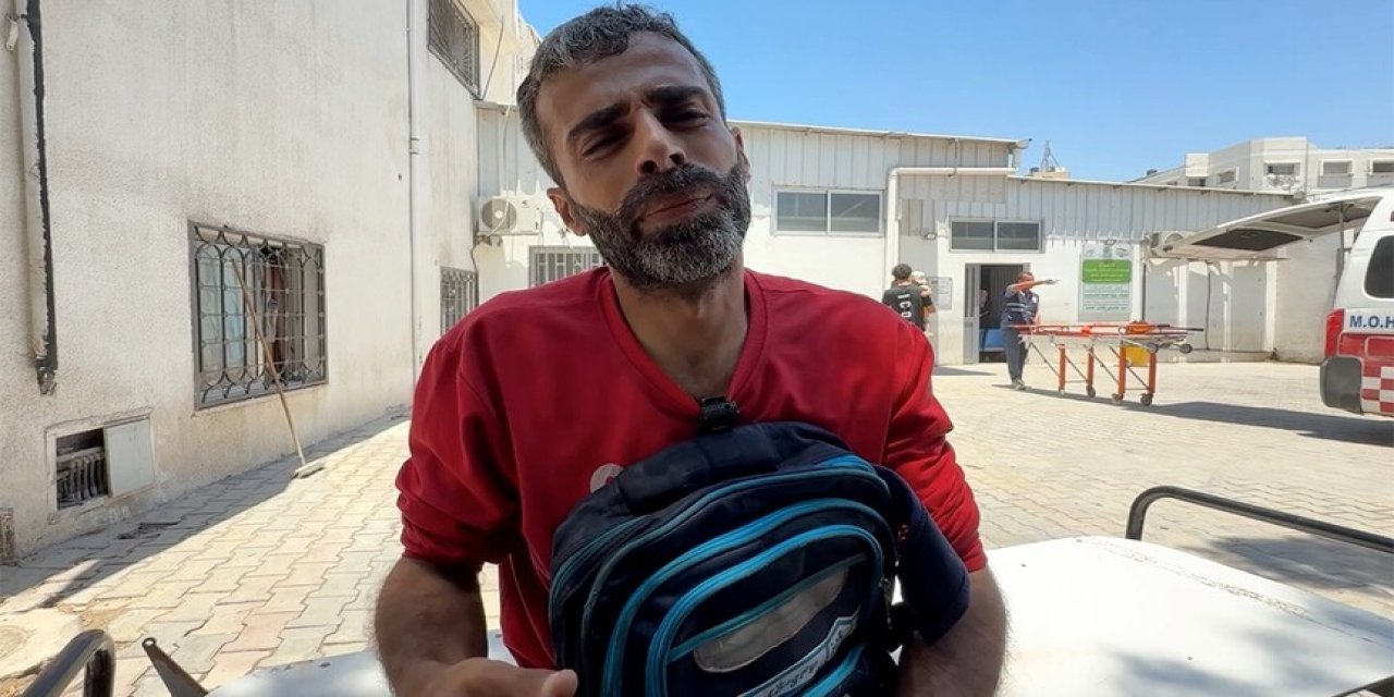 Babadan, israilin öldürdüğü yavrusuna acı veda: Oğ