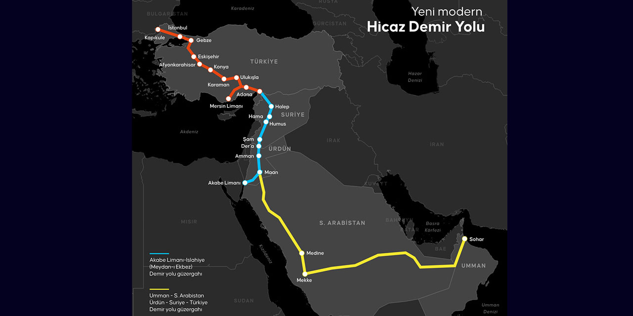 Türkiye ve Suudi Arabistan'ın 'Modern Hicaz Demiryolu' işbirliği israili endişelendirdi