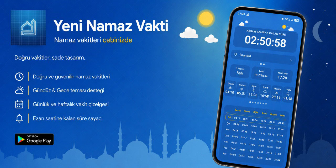 Yeni Namaz Vakti
