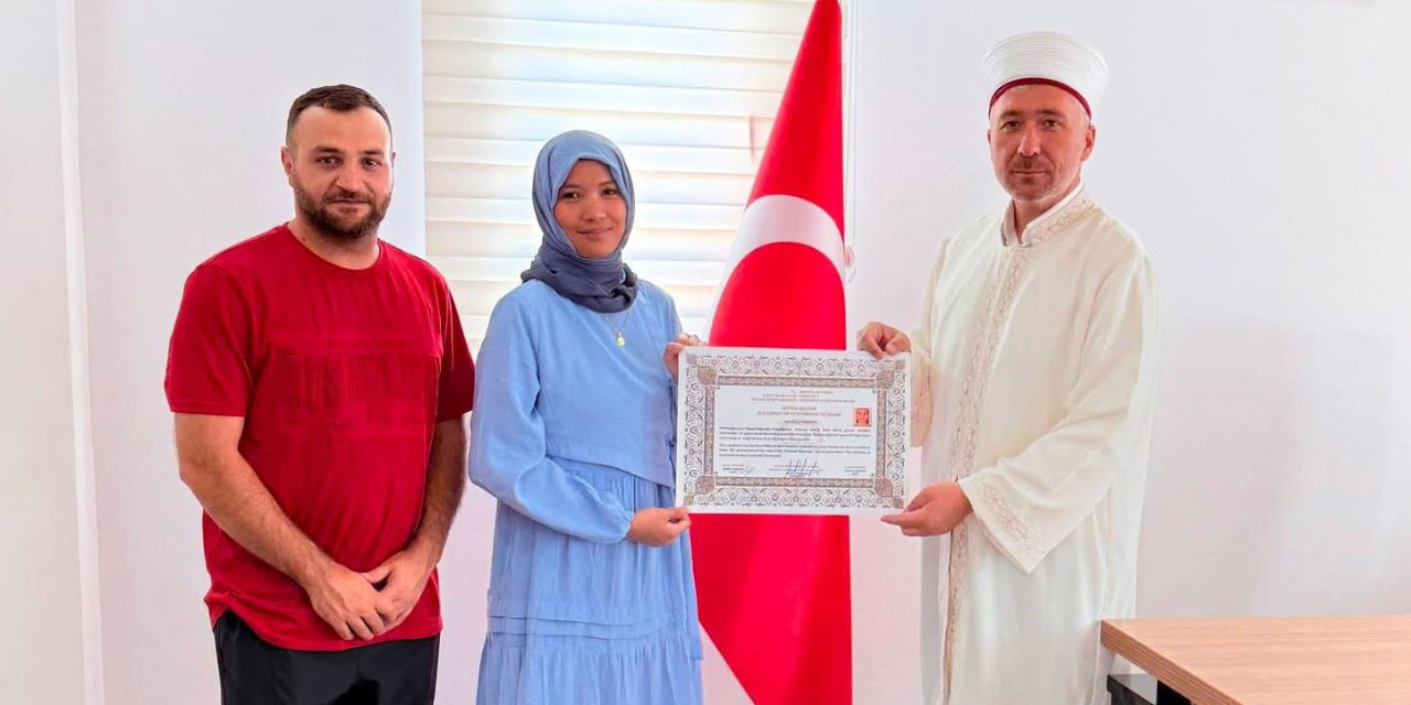 Japon gelin Nusaybin’de müslüman oldu