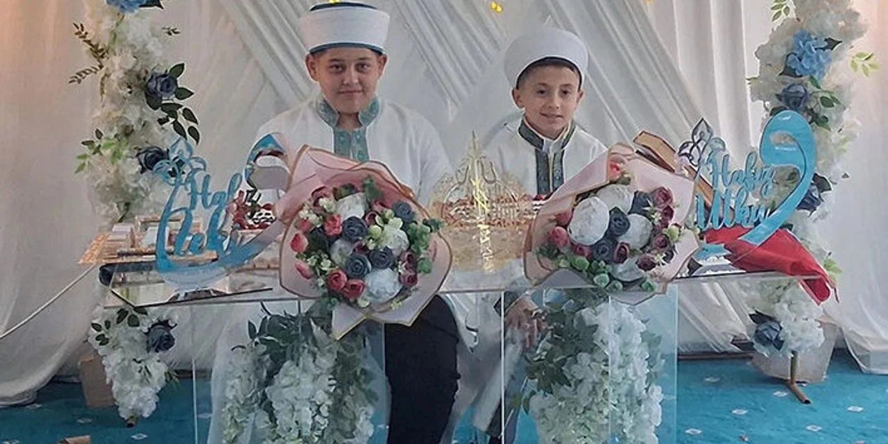 Maşallah! 10 yaşındaki Utku 7 ayda hafız oldu
