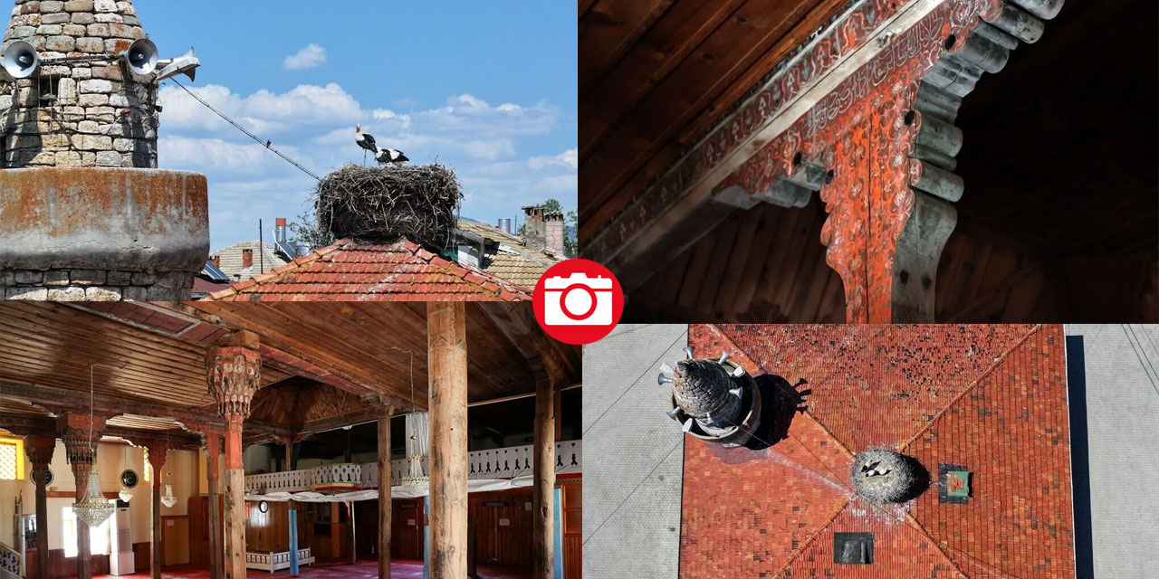 Konya'daki 661 yıllık cami ahşap işçiliğiyle dikkati çekiyor