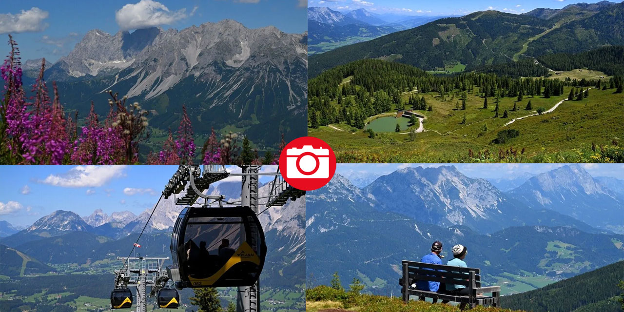 Avusturya'nın Schladming kasabası, tabiatıyla dikkati çekiyor
