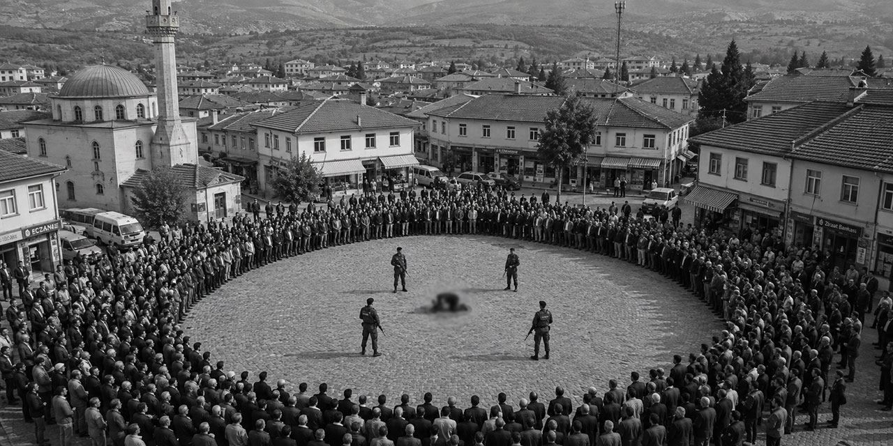 1944 ortamında, çarşının ortasında kılınan namaz günlerce konuşuldu