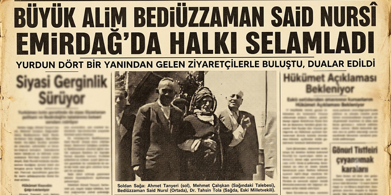 Mehmet Çalışkan'ın Bediüzzaman hakkındaki notları