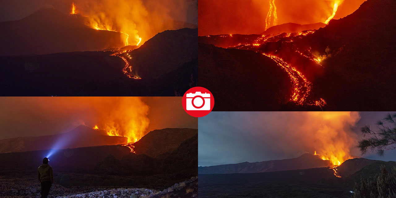 Etna Yanardağı'nın patlama devam ediyor