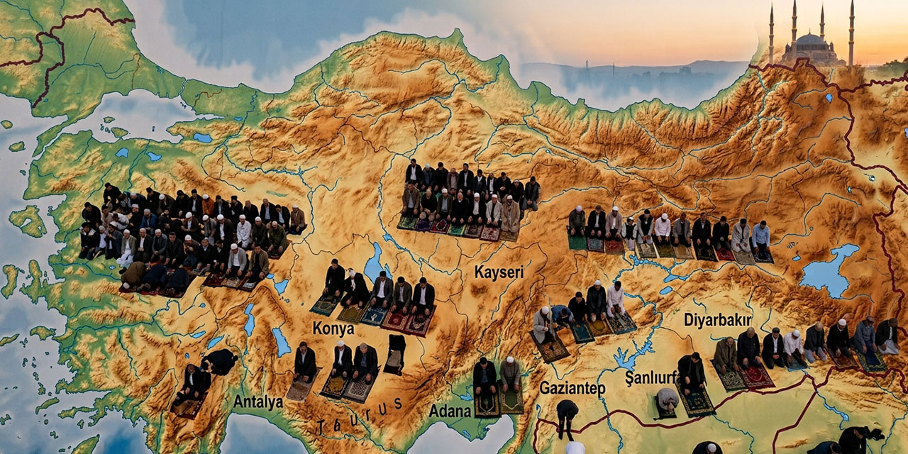 Türkiye'nin namaz haritası: En çok namaz kılınan bölge
