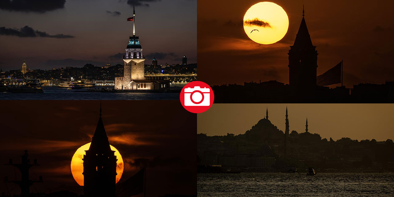 İstanbul'da gün batımı