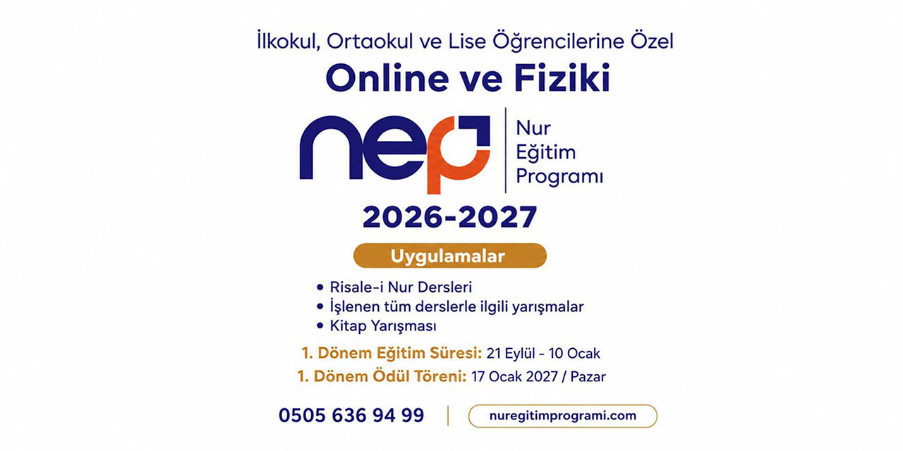 Nur Eğitim Programı 7. Dönemi için kayıtlar başladı